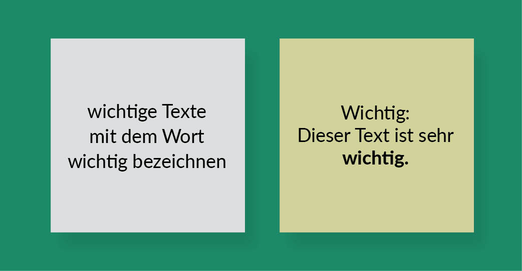 richtig